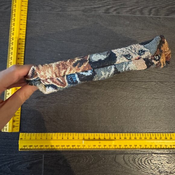 vintage Maggi B Tapestry Cats Zippered lined pouch - Picture 10 of 12